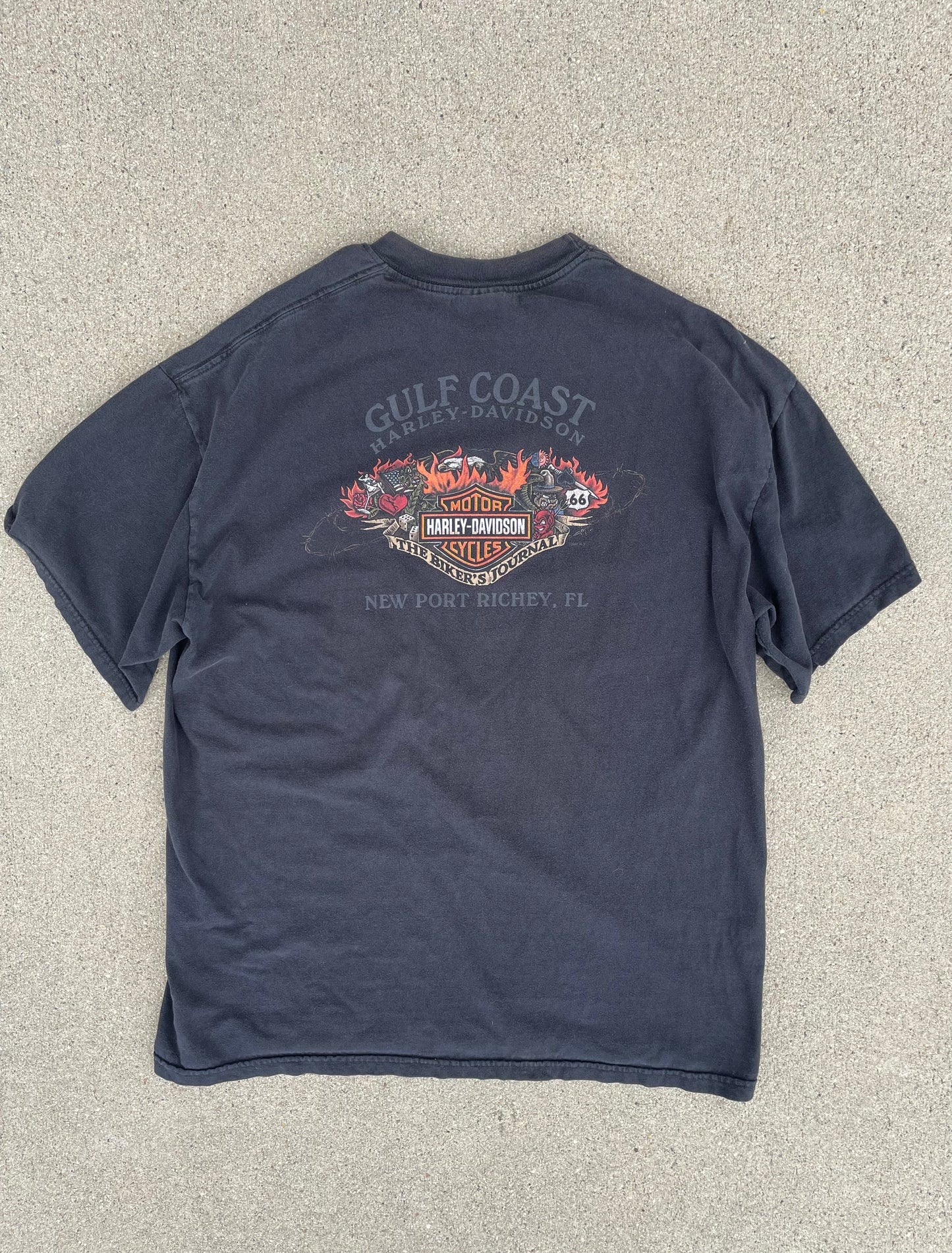 BLACK SKULL HARLEY DAVIDSON SHIRT