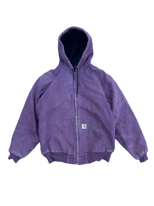 PLUM HOODED CARHARTT JACKET