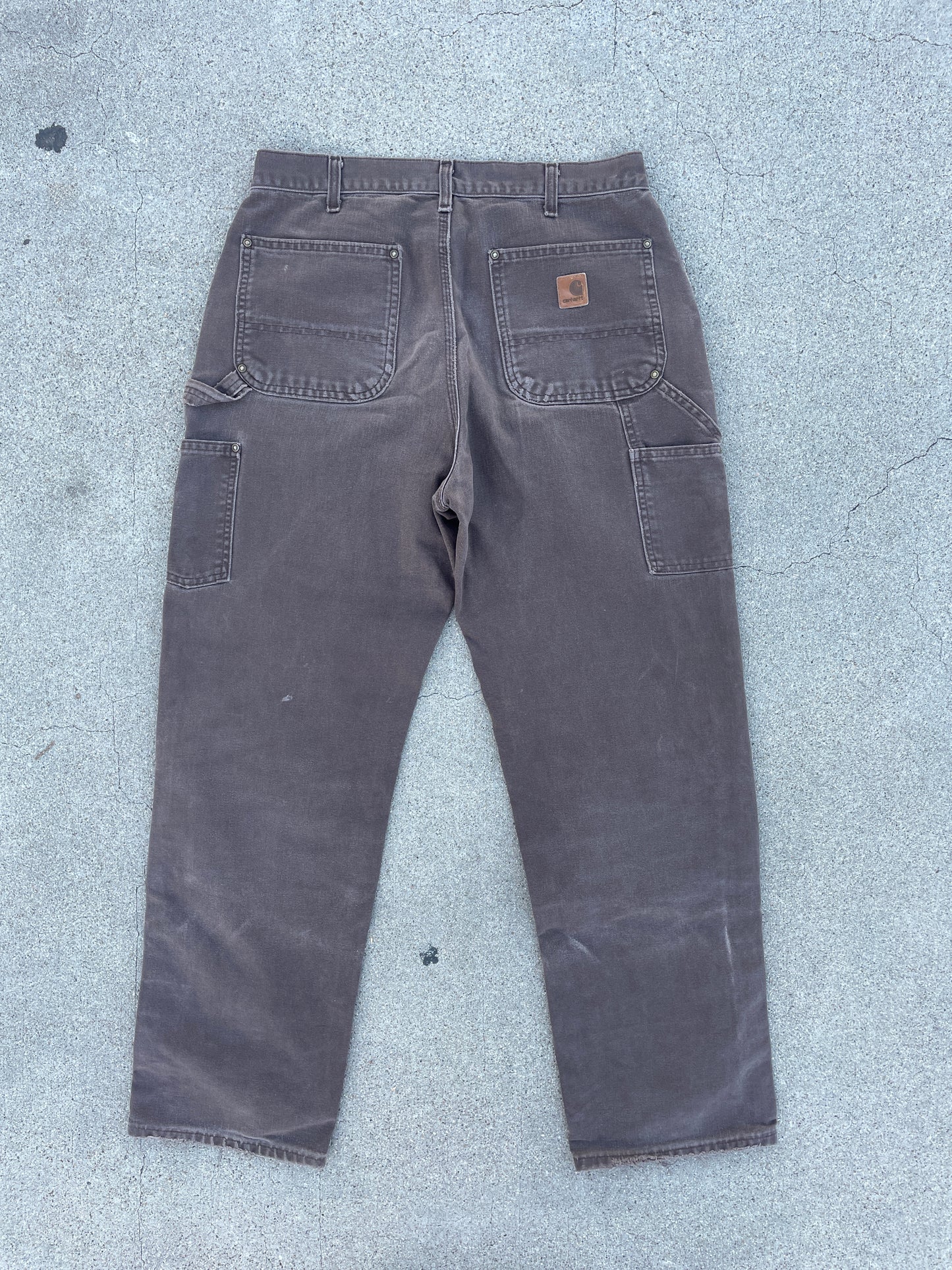 FADED BROWN CARHARTT DOUBLE KNEES