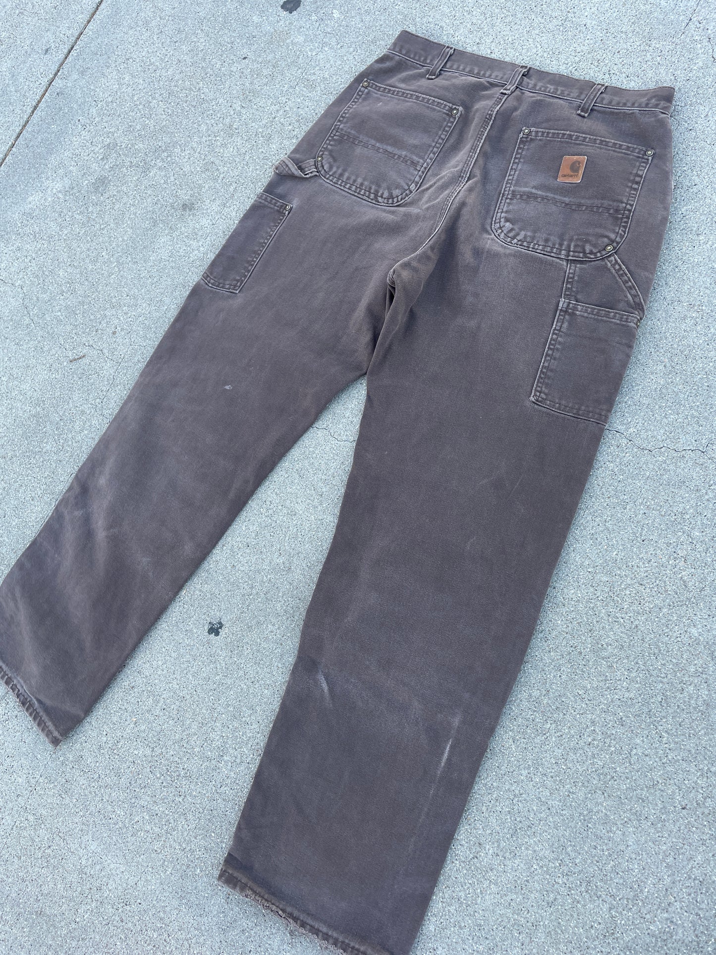 FADED BROWN CARHARTT DOUBLE KNEES