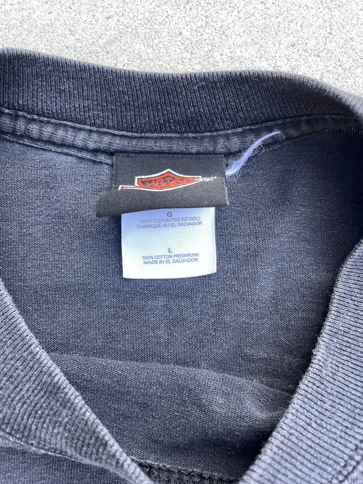 BLACK TRIBAL HARLEY DAVIDSON LONG SLEEVE SHIRT