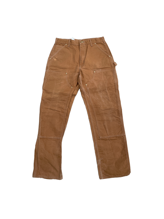 BROWN CARHARTT DOUBLE KNEE