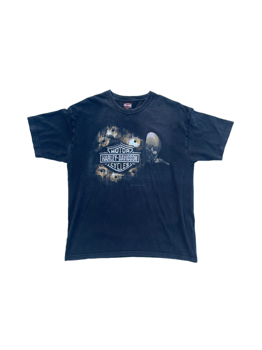 GUNSHOT LOONEY TUNES HARLEY DAVIDSON SHIRT - 2000'S