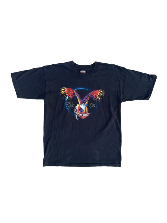 FLAMING EAGLE HARLEY DAVIDSON SHIRT
