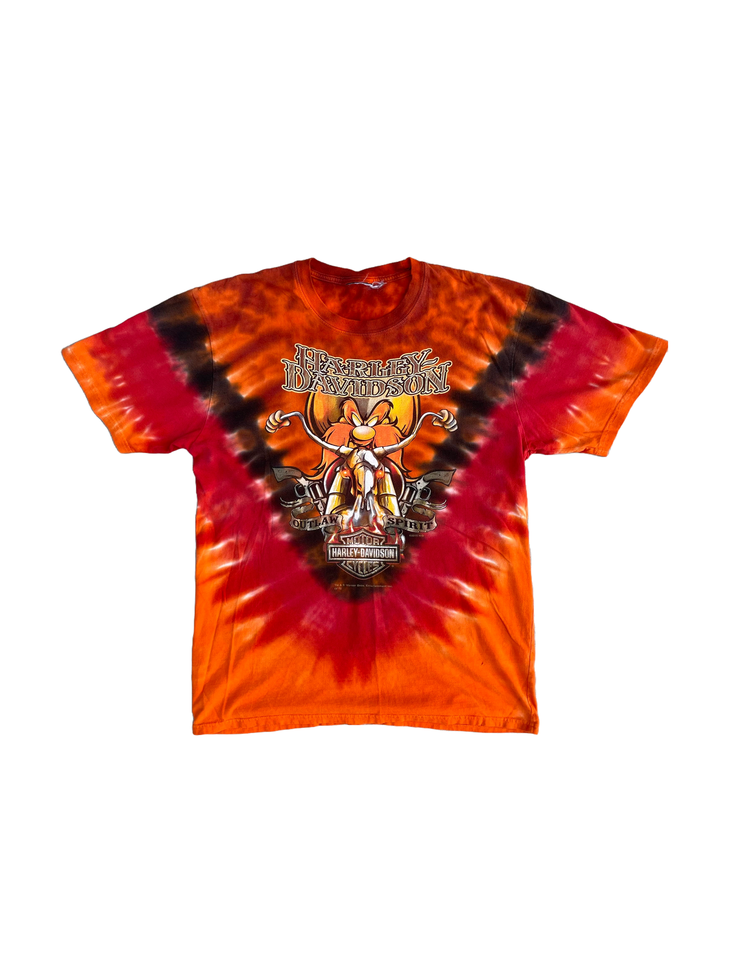 TYE-DYE HARLEY DAVIDSON LOONEY TUNES SHIRT