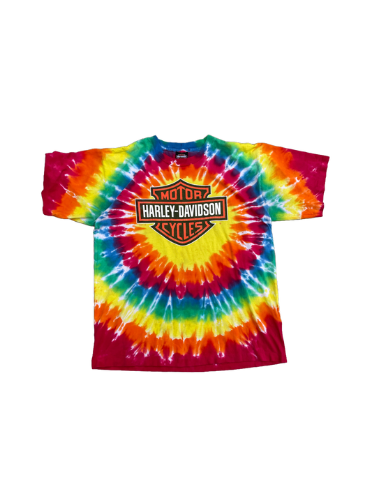 HARLEY DAVIDSON RAINBOW TYE DYE SHIRT