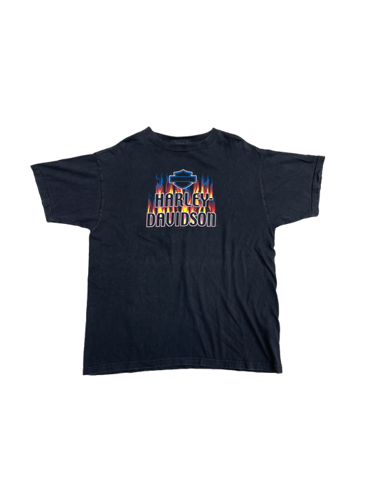 BLACK FLAME GRADIENT HARLEY DAVIDSON SHIRT