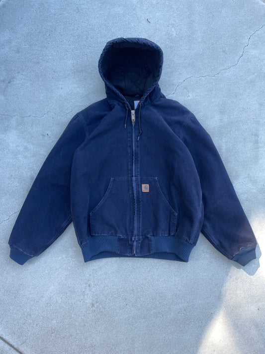 NAVY HOODED CARHARTTT JACKET