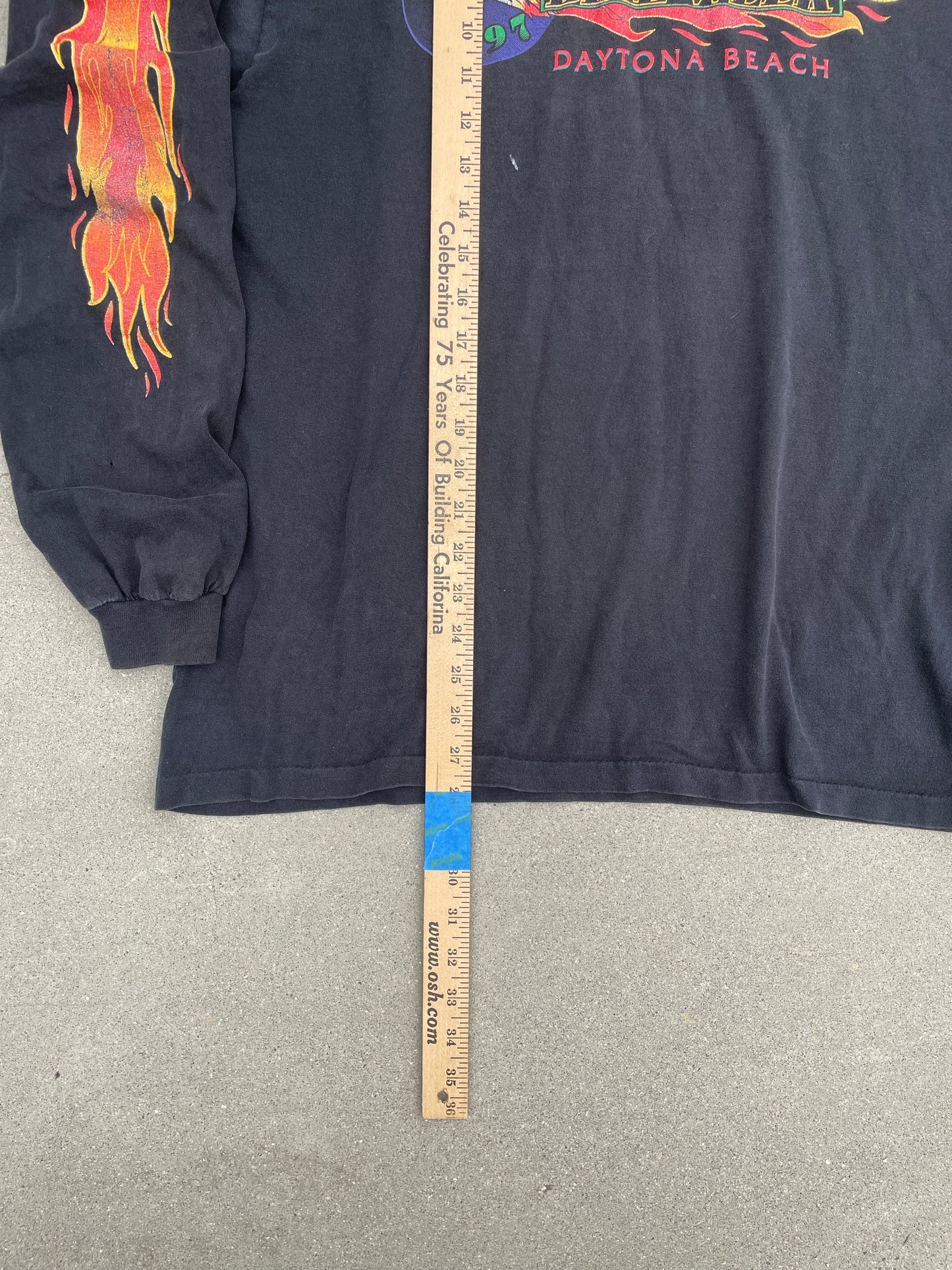 BIKE WEEK LONG SLEEVE FLAME SHIRT