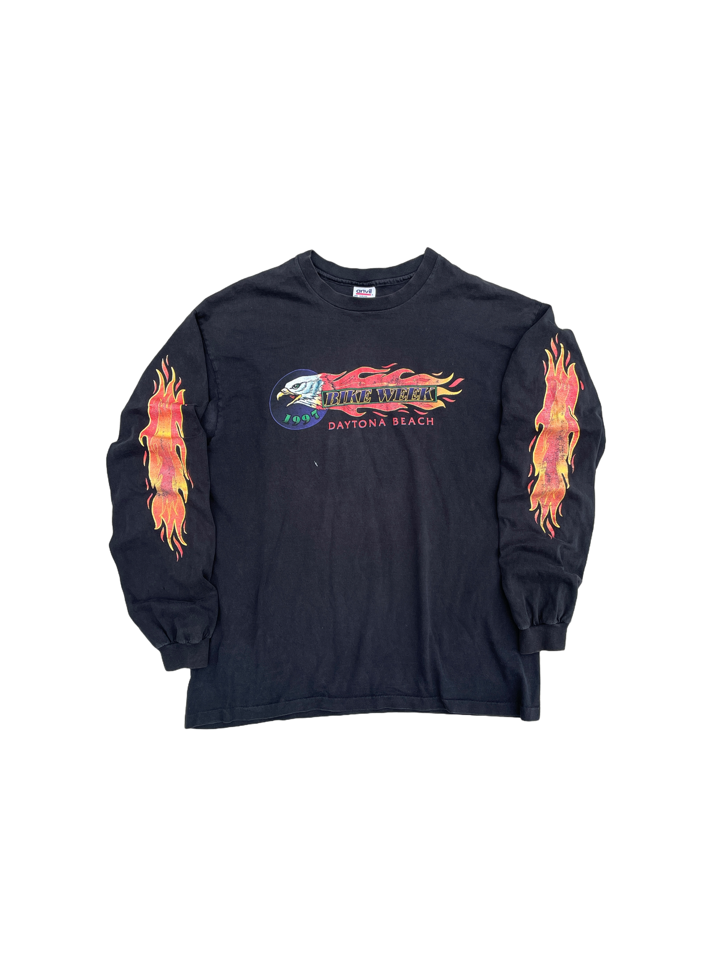 BIKE WEEK LONG SLEEVE FLAME SHIRT