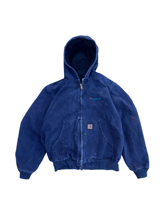 NAVY HOODED CARHARTT JACKET