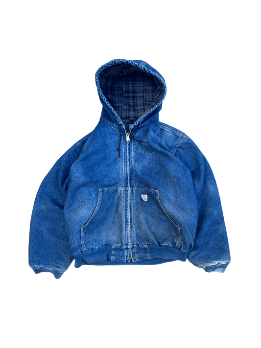 DENIM HOODED CARHARTT JACKET